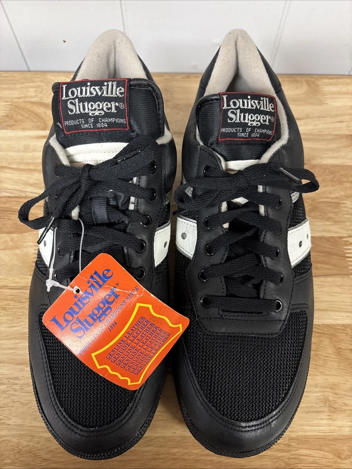 Botines Louisville Slugger vintage para hombre talla 10,5 con etiquetas hechos en campeón de Corea Foto 3 de 4