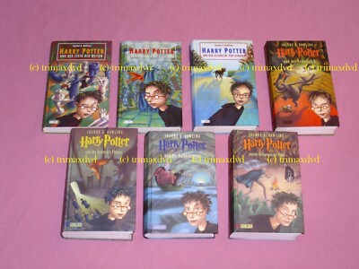 7 Erstausgaben - First Print _ Harry Potter 1-7 _ Komplett gebundene Bücher