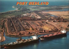 Postcard. Aerial View of Port Hedland. Western Australia.