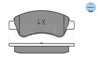 Meyle 025 235 9919 Brake Pad Set, Disc Brake For CitroËN DS Opel Peugeot Vauxhal