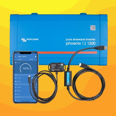 Victron Phoenix Sinus Spannungswandler 12 V 1200 Watt 230 V Inverter VE.Direct