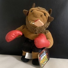 1997 InFamous Meanies Mike Tyson Bison Stuffed Toy w/ Original Tag Idea Factory