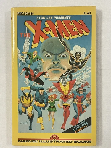 Vintage X-MEN Marvel Illustrated Books 1982 Paperback