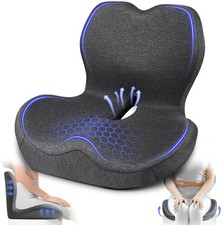 Seat Cushion with Back Support,Lumbar Support Pillow for Office Chair,X Large...