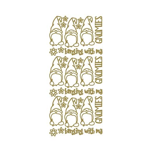 JEJE Peel Off Stickers - Gnomie Friends Gold