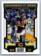 2023 Score Equanimeous St. Brown #105 Chicago Bears
