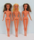 Lot of 3 Vintage DURHAM CHARLY DOLLS - Clone TNT Barbie - HONG KONG