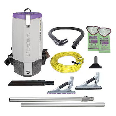 Proteam 107538 Super Coach Pro 10, 10 Qt. Backpack Vacuum W/ Problade Hard