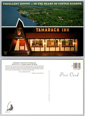 Continental Tamarack Inn Copper Harbor Postcard