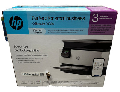 HP OfficeJet 9122e Wireless All-in-One Color Inkjet Printer-Pro