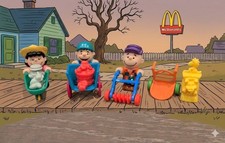 Vintage PEANUTS Farmer Gardening McDonald's Happy Meal Toy - Lot...