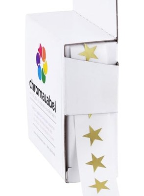  3/8 Inch Star Stickers, School Reward Stickers, Ideal for Kids - 3/8'' Gold