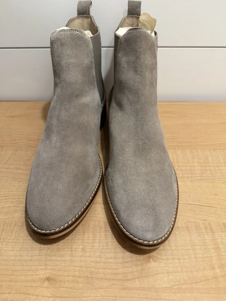 Botín Chelsea de gamuza para hombre ancho medio talla ASOS: 10 Foto 3 de 4