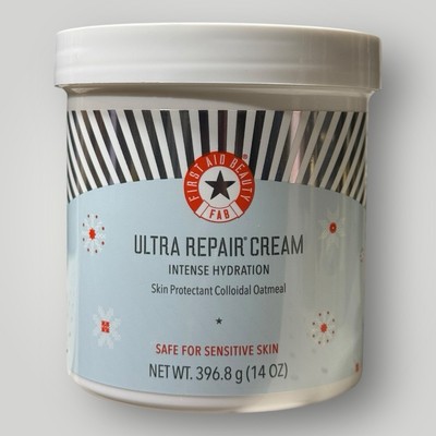 First Aid Beauty Ultra Repair Cream UNSCENTED Scent 14oz Sealed EXP 07/2026