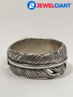 STERLING SILVER JOHN VARVATOS RING SIZE 11.00 11.1G #GL361