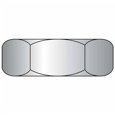 Hex Jam Nut 3/8-24 Low Carbon Steel UNF 100 Pack