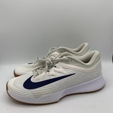 Nike Court Air Zoom Vapor Pro 3 HC Tennis Shoes Womens Size 10 Light Bone Blue