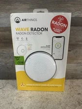 Airthings 2951 / 2950 Wave Radon Battery Operated Smart Radon Detector NEW