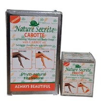 Nature Secret "CARROT" Skin Brightening Moisturizer Body Soap  Face Cream