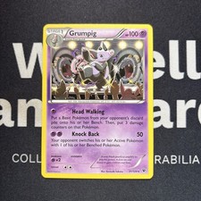 Pokemon - Grumpig 31/124 - Fates Collide - Non Holo Rare - LP