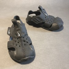 Nike Sunray Protect Toddler Size 5C Black Unisex Closed Toe Sandal