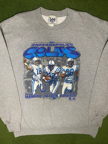 1999 Indianapolis Colts - Manning, James, Harrison - Vintage NFL Sweatshirt (XL)