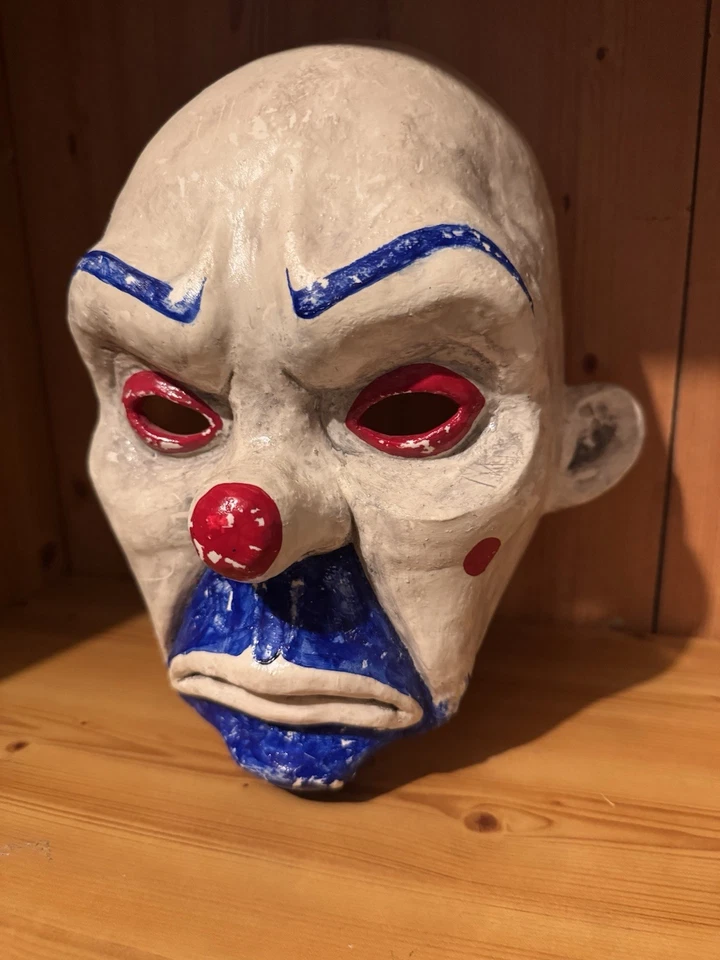 Movie Used prop Joker Clown Bank Robber Mask The Dark Knight heath ledger batman - Image 3 of 4