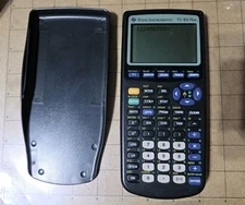 Texas Instruments TI-83 Plus Graphing Calculator W/ Cover Tested & Working