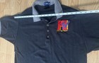 90' Authentic Block Logo Grunge MTV Black Polo Shirt Promotion Advertising Sz L — photo 5