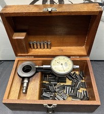Vtg Roosa Master Diesel Fuel Injection Pump Timing Gauge Kit Wood Case Stanadyne
