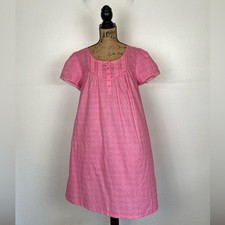 Adonna Sleepwear Ditsy Floral Nightgown Size M Pink Cotton Short Sleeves NWT