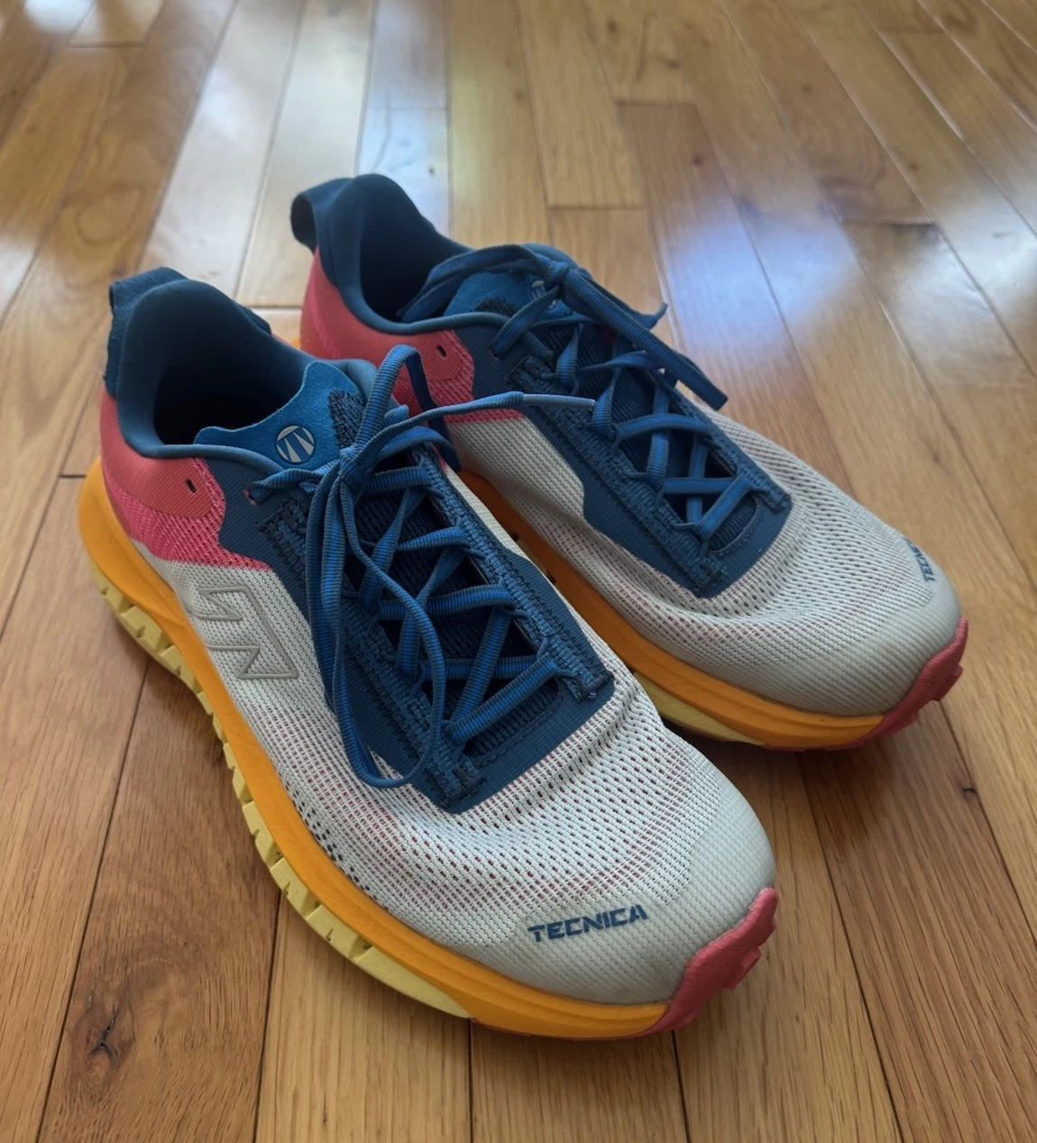 Tecnica Pyrox Hybrid Trail Running Sneakers Mens Size 9 Gray Blue