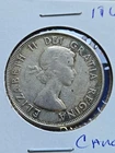 1961 Silver Queen Elizabeth II Canadian 50 Cent - Half Dollar- 80% Silver