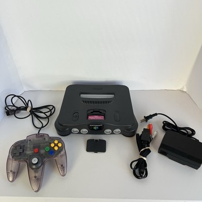 Nintendo 64 N64 Original System Console With 1 Original Controller & Cords!