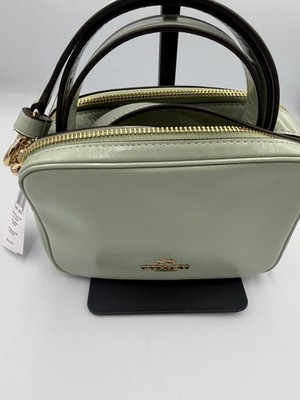 Coach Mini Carey Crossbody Bag In Pistachio (Green)