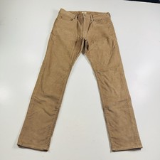 J Crew 484 Corduroy Pants Brown 5 Pocket Men  s Size 30x30