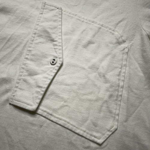G-Star RAW White Short Sleeve Cotton Pocket Loose Fit T-Shirt Mens Size L Soft - Picture 4 of 12