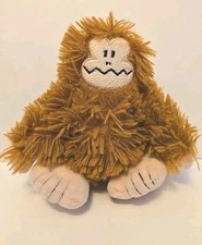 Peter Pauper Press Plush Big Foot Stuffed Animal Toy Fuzzy Silly Face Small 5 in