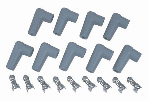 Msd Ignition 8848, Set of 9 Gray Silicone Short Hei Boot Set Performance Parts - Foto 2 di 9