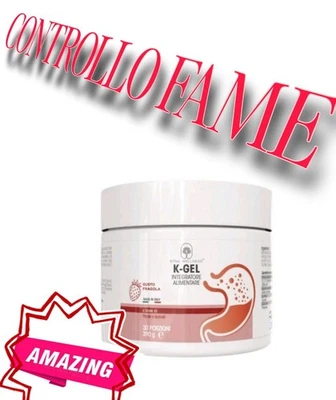K-gel CONTROLLO FAME RIDUTTORE A BASE PIANte Slim Fit ETNA WELLNESS 390GR Fat