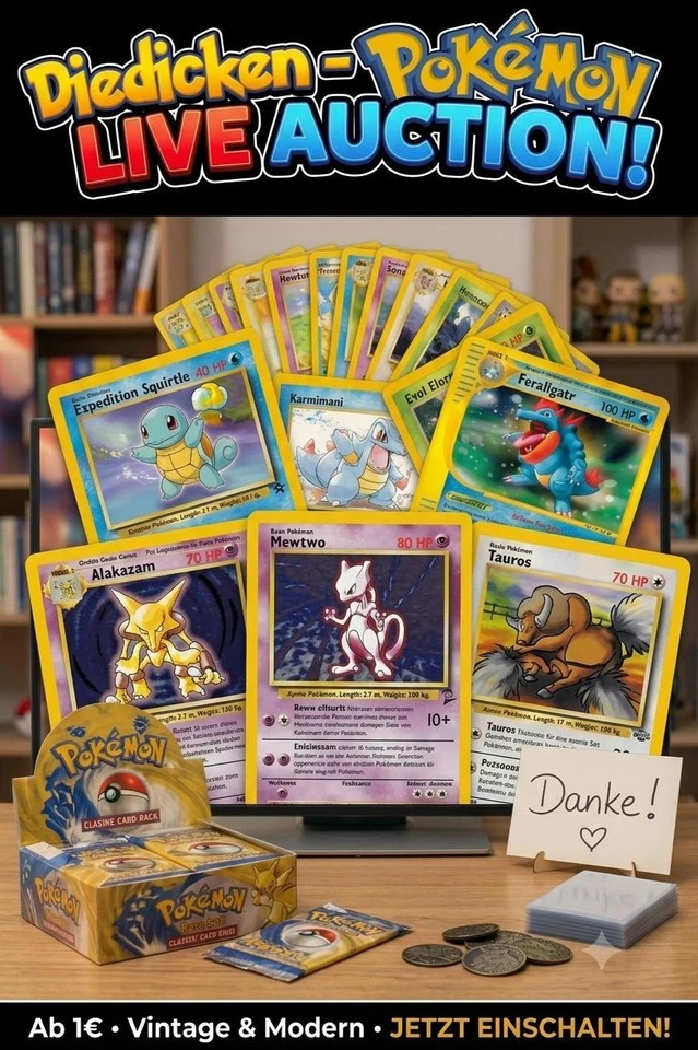 Pokemon Vintage Karten ab 1€