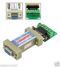 RS232 to RS485 Communication Data Converter Adapter with a Terminal Board
