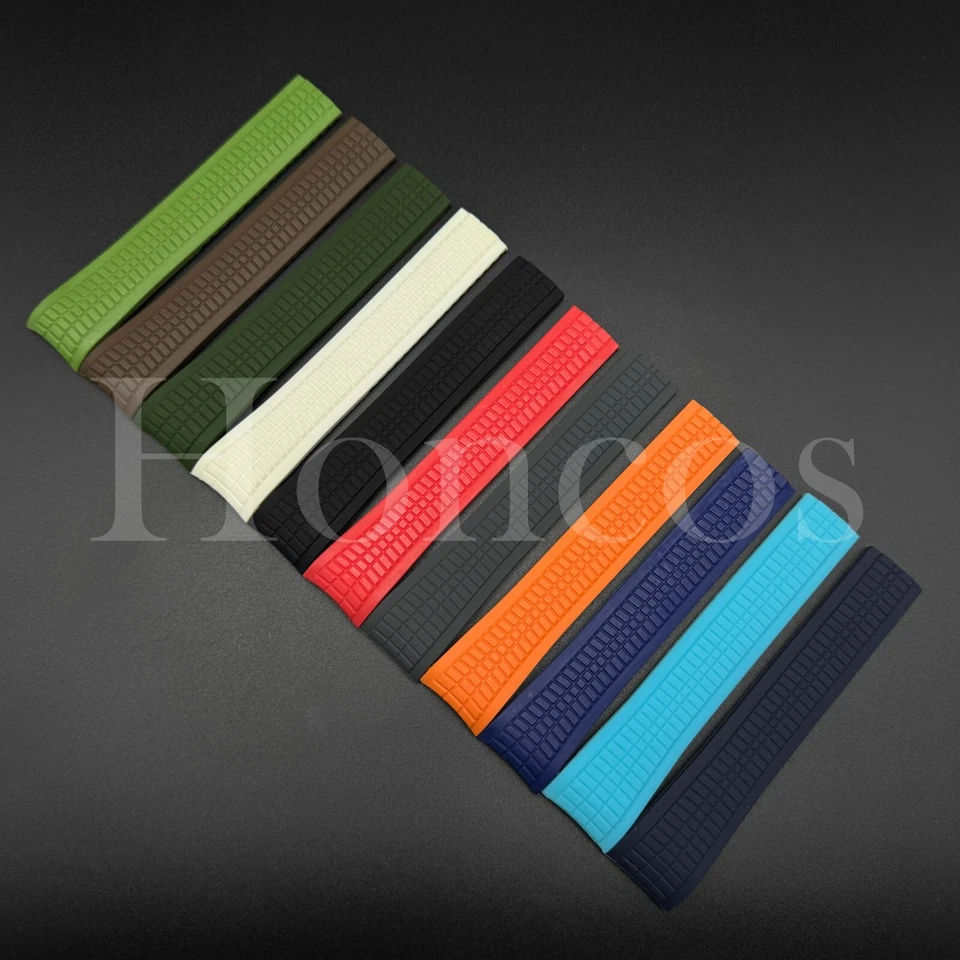 Rubber Watch Band Replacement Strap Fits For Patek Philippe Aquanaut 5167A - Image 2 of 2