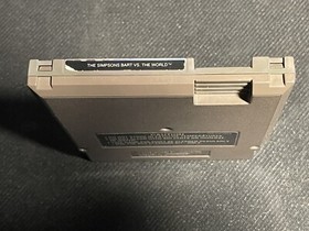 NES ORIGINAL NINTENDO The Simpsons Bart vs. the World 1990 Game