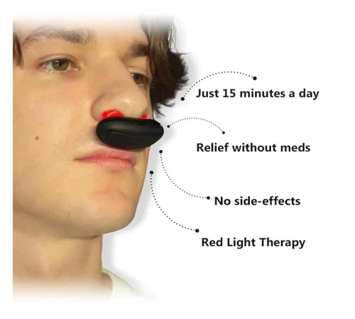 Relief Rotlicht Nasaltherapiegerät Physiotherapie-Nasenberuhigungsgerät für Nase - Bild 2 von 8