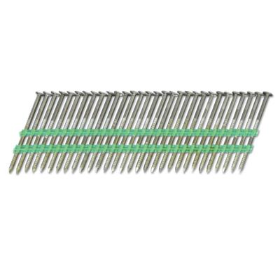 Metabo HPT 2-3/8 Inch Full Round Head Bright Basic Plastic Strip Nails | 5,000