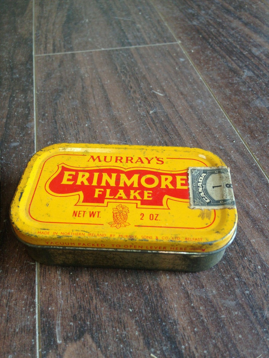 Lot of 3 Vintage Tobacco Tins Myrtle Cut Edgeworth Murray's