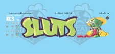 The Mask Sluts 50' Boxcar Graffiti KCS 117960 N scale Decal