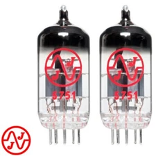 Brand New JJ Tesla 5751 GAIN MATCHED Pair (2) Vacuum Tubes Low-Gain 12AX7
