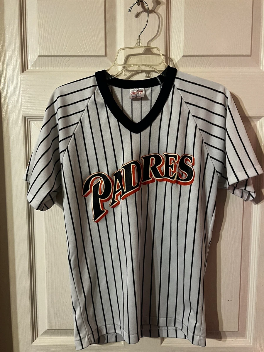 Vintage 80's San Diego Padres Pin Stripe Youth M Jersey